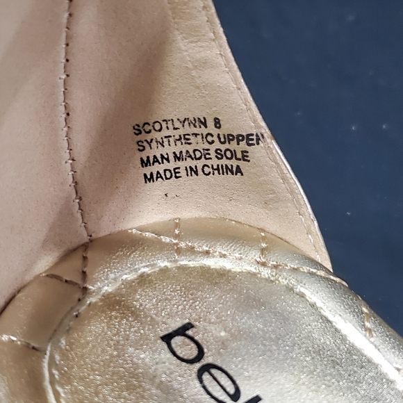 bebe Gold Sandals - Picture 6 of 7